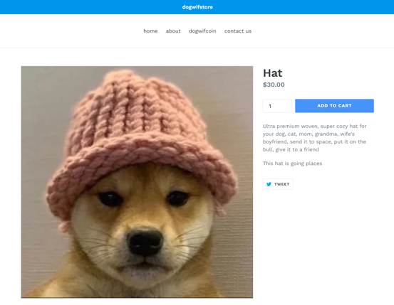 这个meme发射台花费近80万美元买了一顶30美元的帽子?