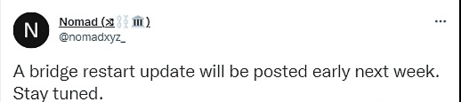 Nomad 将于下周发布跨链桥重启更新